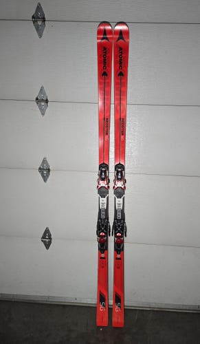 Used 2021 Atomic 200 cm Racing Race SG Skis With Bindings Max Din 20