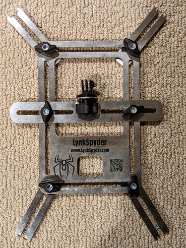 Used LynkSpyder - Chain link fence sports camera mount with GoPro tripod  mount