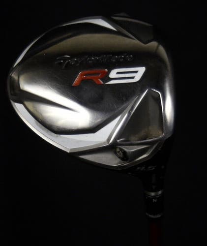 TAYLORMADE R9 DRIVER LENGTH:44.5 IN FLEX:STIFF LOFT:9.5 RIGHT HANDED new grip