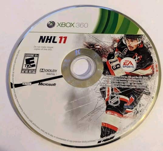 NHL 11 - Xbox 360 - Disc Only - Hockey Video Game - Toews Blackhawks EA Sports