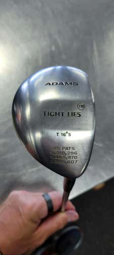 Used Adams Golf Tight Lies 16 3 Wood Regular Flex Steel Shaft Fairway Woods