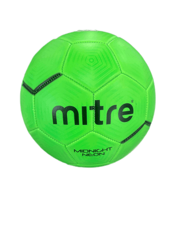 Used Mitre Midnight Neon 3 Soccer Balls