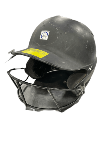Used Mizuno F6 Size 7 3 8-7 7 8 Baseball And Softball Helmets