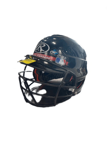 Used Rawlings Coolflo Black Helmet Fits All Baseball And Softball Helmets