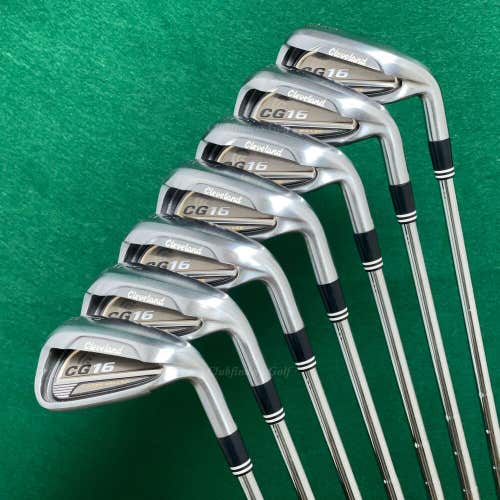 Cleveland CG16 Laser Milled 4-PW Iron Set Factory Traction 85 Steel Stiff