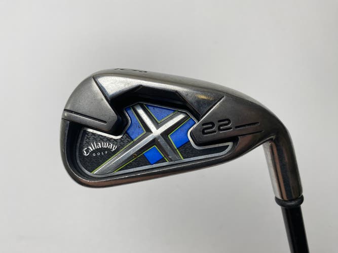 Callaway X-22 Single 6 Iron 75g Regular Graphite Mens RH