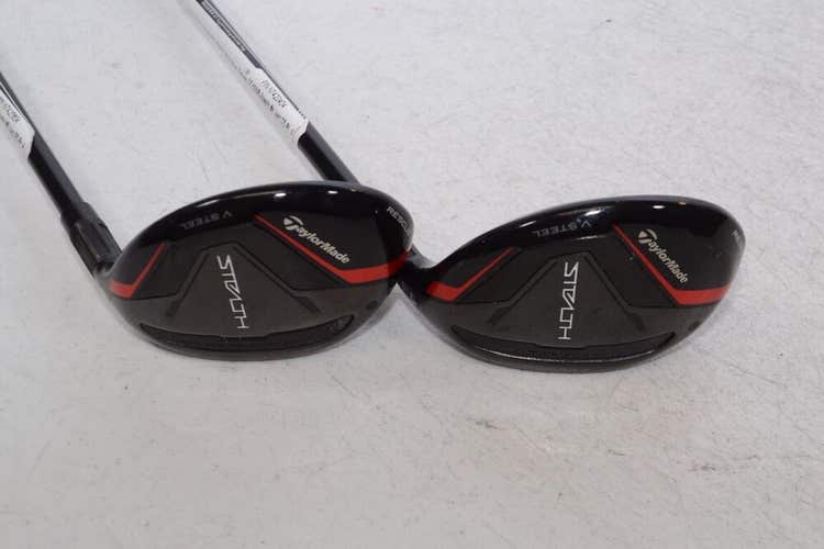 TaylorMade Stealth Rescue 4 and 5 Hybrid Set Right Senior Flex Graphite # 173980