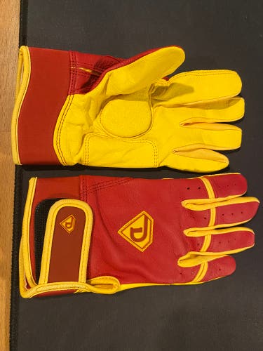 D1 Athletics Batting Gloves- YM LH- FLAMEZ Edition