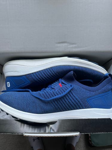 Blue New Men's Footjoy Flex XP Golf Shoes