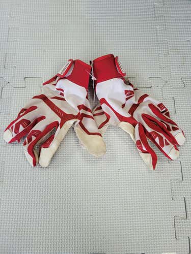 Used Easton Adult Gloves Md Batting Gloves