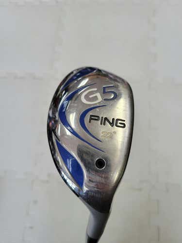 Used Ping G5 4 Hybrid Stiff Flex Graphite Shaft Hybrid Clubs
