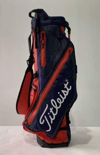 Titleist Stadry Stand Bag Red Blue 4-Way Divide Dual Strap Golf Bag