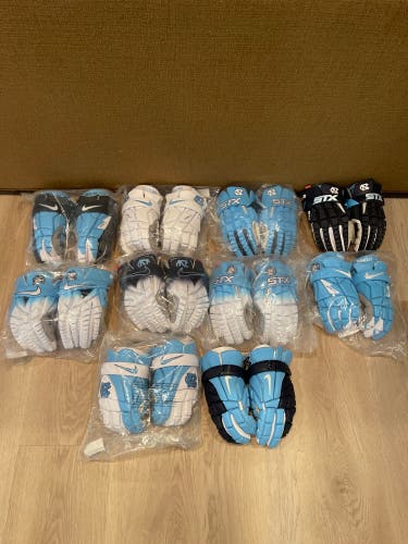 UNC Lacrosse gloves