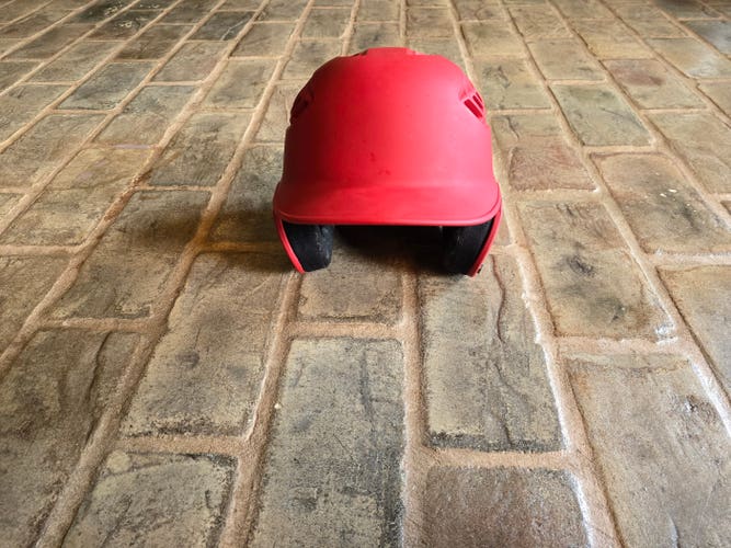 Used Rawlings R16J-R1 Red Batting Helmet size 6 3/8 to 7 1/8