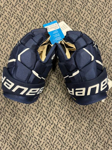 Bauer Navy Supreme M5 Pro 12” gloves