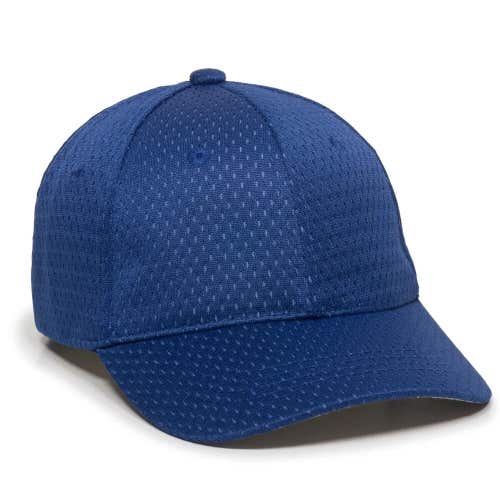 OC Sports Adult Unisex Blank Mesh OSFM Royal Blue Strapback Cap Hat New