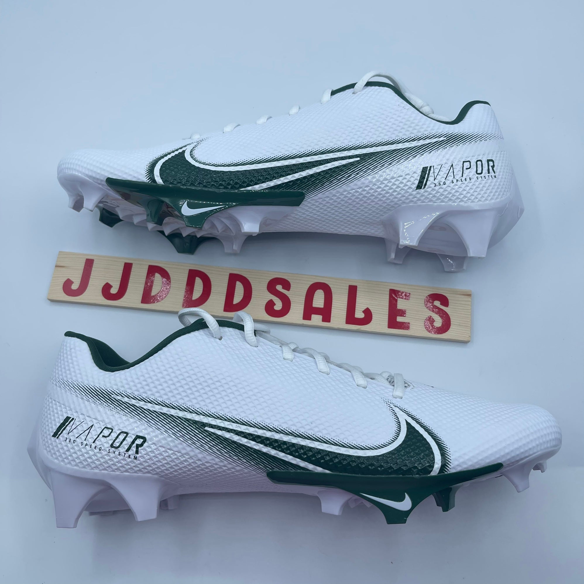 Nike Vapor Edge Speed 360 White Green Football Cleats CV6349  display picture 3