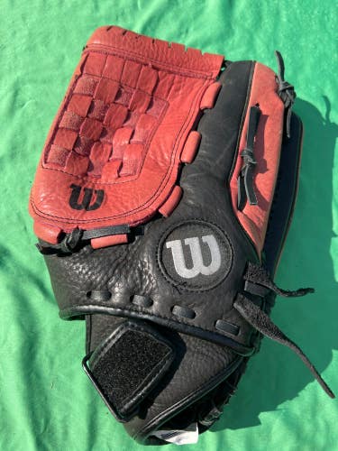 Used Wilson Tempest Right Hand Throw Outfield Softball Glove 13"