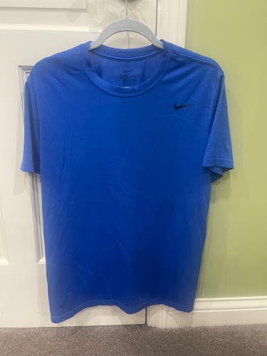 Blue Medium Men's Nike Dri-Fit Shirt