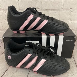 Adidas 096167 Goletto TRX HG J Unisex Soccer Cleats Black Pink White US Size 3
