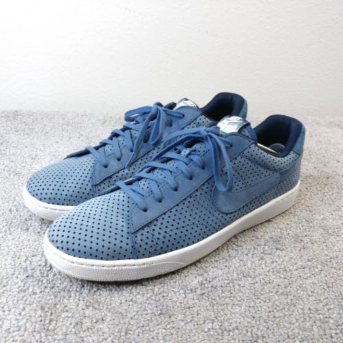 Nike Tennis Classic Ultra Mens 13 Shoes Low Top Lace Up Ocean Blue Sneakers