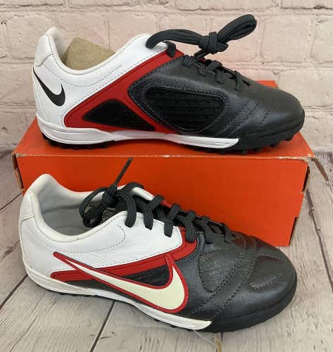 Nike 429532 016 CTR360 Libretto II TF Youth Soccer Shoes Black White Red US 13.5
