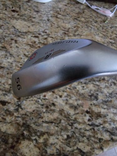 Used Men's Titleist Vokey spin milled Left Hand Wedge 56 Degree Steel Shaft