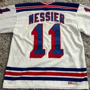 White ccm Mark Messier New York Rangers jersey