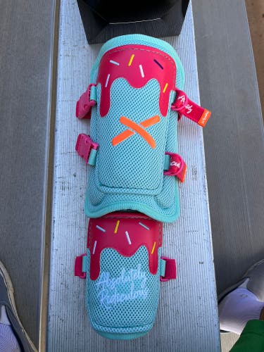 Absolutely ridiculous Miami ice leg guard