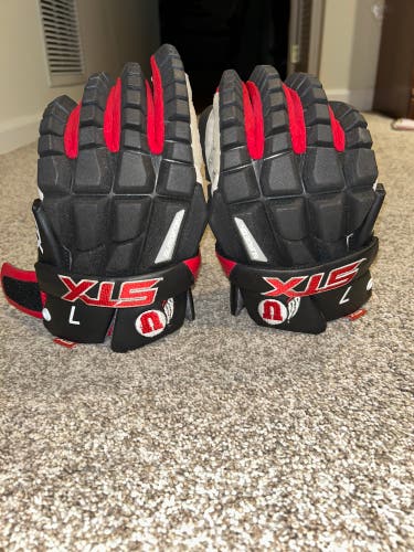 Used  STX Large Surgeon Lacrosse Gloves