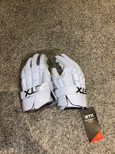 New STX Large Surgeon Lacrosse Gloves