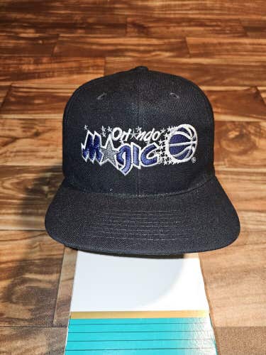 NEW Vintage Orlando Magic Black Dome Wool Sports NBA Basketball Hat Snapback
