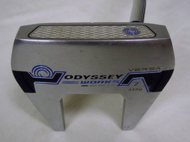 Odyssey Works Versa 7 Putter 34" (Steel, Mallet, Double Bend) Golf Club