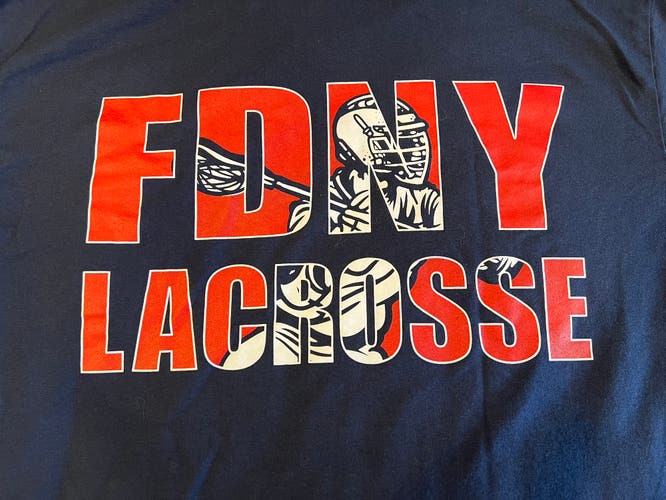 Men's Large FDNY Lacrosse Shirt