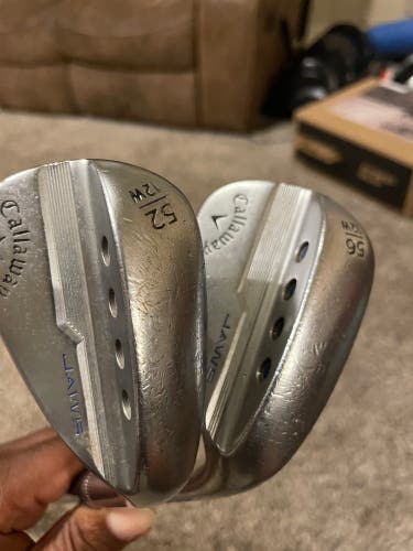 Used Men's Callaway Right Handed Senior Flex 52 Degree Jaws Wedge