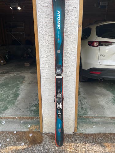 Used 2018 Atomic 184 cm All Mountain Vantage Skis With Bindings Max Din 11