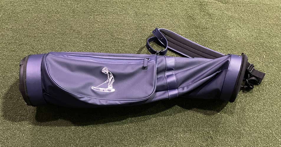 Titleist Linksmaster Series Carry Bag Blue 2-Way Divide Single Strap Golf Bag