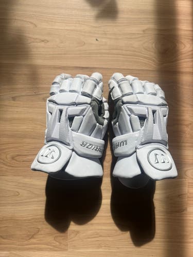 Used Warrior Large Burn Lacrosse Gloves