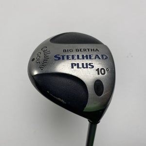 Callaway Steelhead Plus Driver 10* Big Bertha Firm Graphite Mens RH