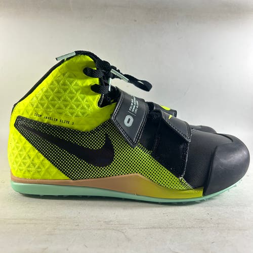 NEW Nike Zoom Javelin Elite 3 Men’s Track Spikes Black Volt Size 9 DV9193-001
