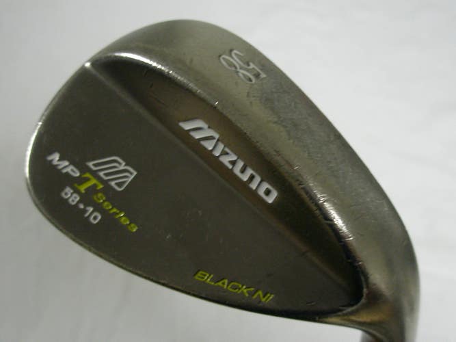 Mizuno MP T Series Lob Wedge 58* 10* (Black Nickel, Steel) 2007 Golf Club