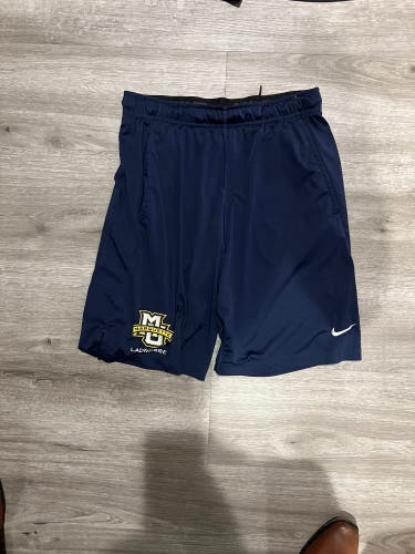Marquette Lax Blue Used Men's Nike Shorts