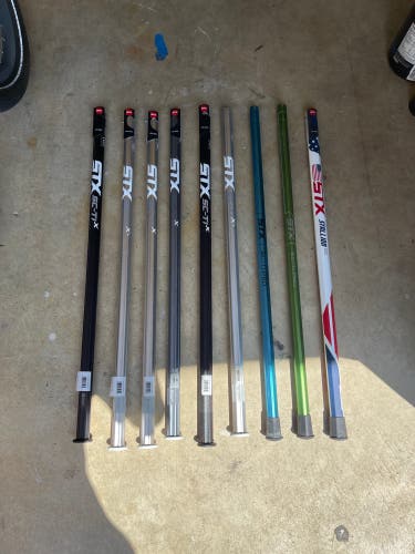 STX Lacrosse shafts