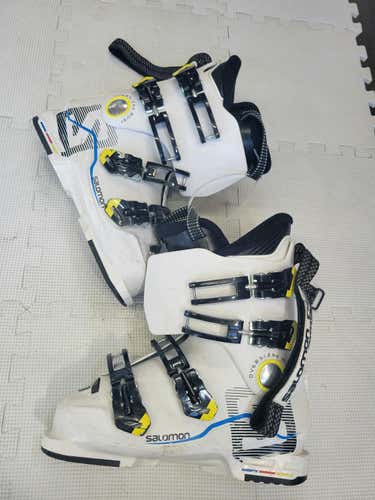 Used Salomon Xmax-60t Boots 25 25.5mp 210 Mp - J02 Boys' Downhill Ski Boots