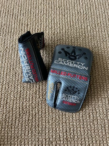 TWO Scotty Cameron Milled Putters Head covers