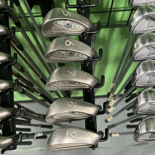 Used Ping Eye 2- Multicolored 5 Piece Steel Men's Club Sets