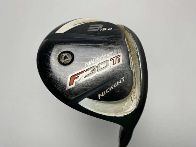 Nickent F30 Ti 3 Fairway Wood 15* Grafalloy Boost 55g Regular Graphite Mens RH