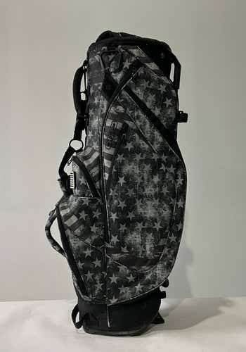 Ogio USA Stars & Stripes Stand Bag Black 8-Way Divide Dual Strap Golf Bag