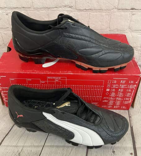 Puma 101239 02 V Konstrukt II GCi FG Womens Soccer Cleats Black White Coral US 6