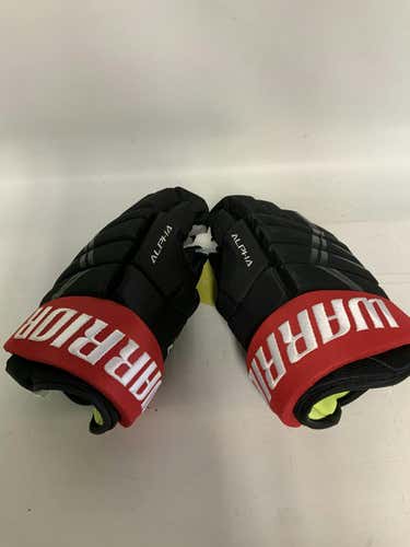 Used Warrior Alpha Evo Lite 13" Hockey Gloves
